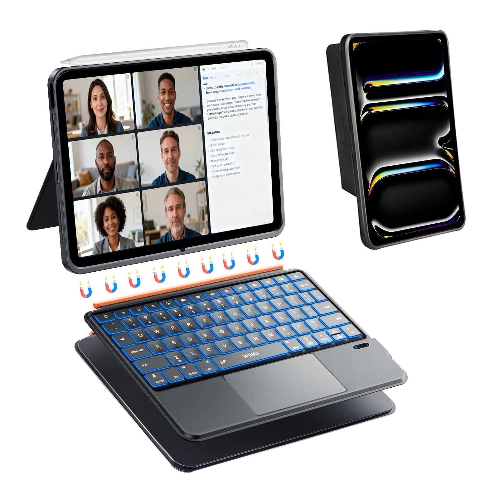 Amazon.com: WIWU iPad Pro 11 inch Case with Keyboard M4/M5 2024